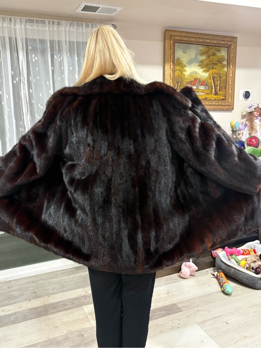 mink fur coat